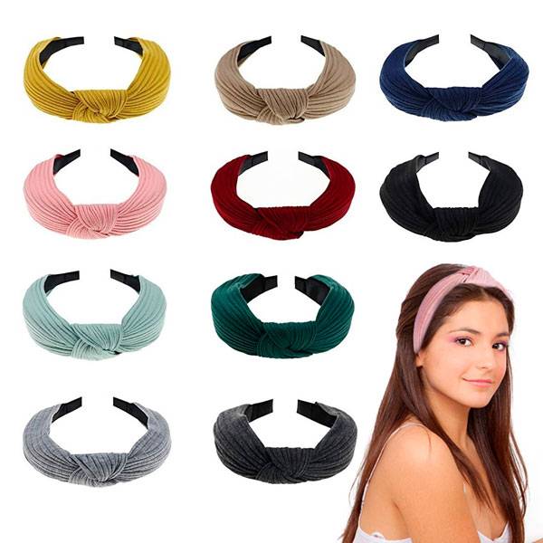 SET DE 10 DIADEMAS - VARIEDAD DE COLORES