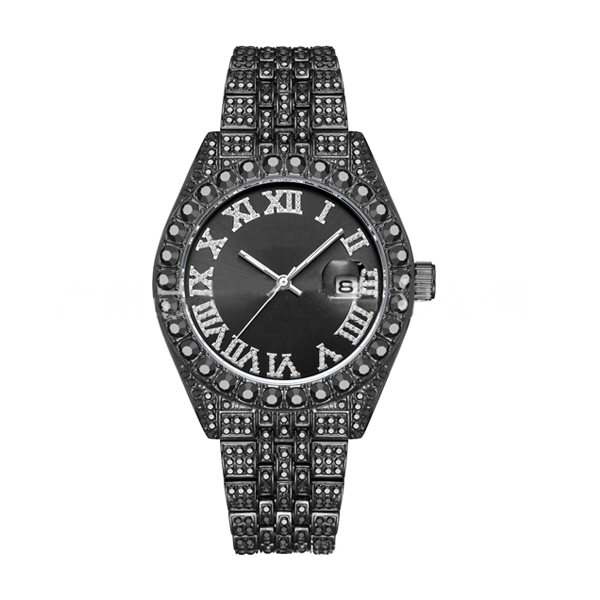 RELOJ ANÁLOGO CRYSTAL - NEGRO