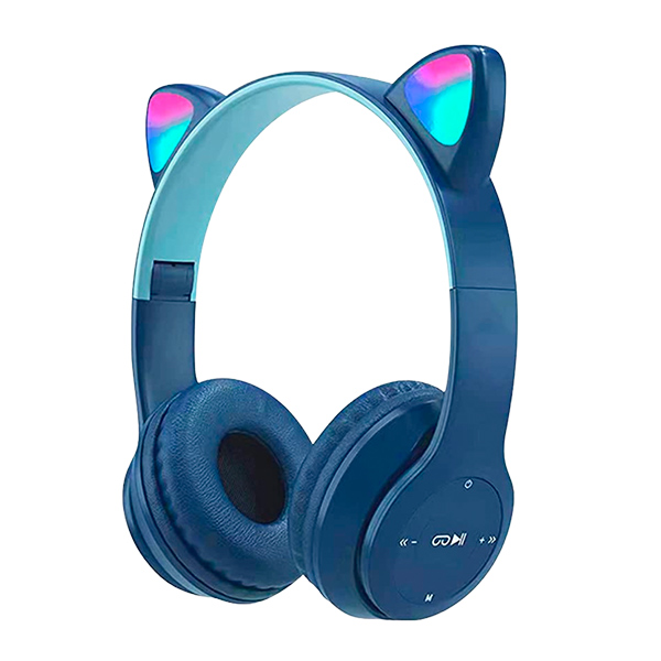 AUDIFONOS LED KATT AZUL