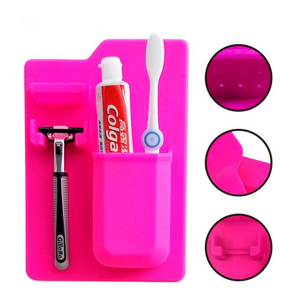 MINI ORGANIZADOR PARA BAÑO ROSA