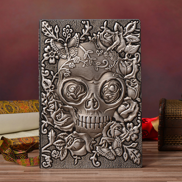 LIBRETA ORNAMENTADA GRIS