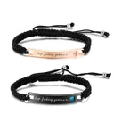 PULSERA PARA PAREJA CON FRASE