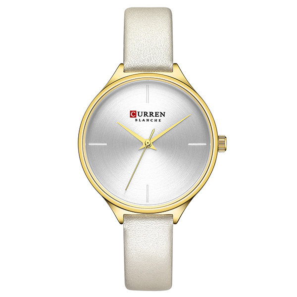 RELOJ CURREN ANÁLOGO KAJUN - BLANCO