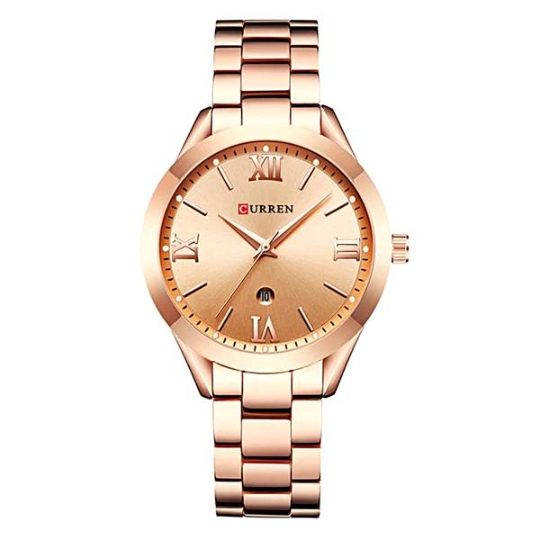 RELOJ CURREN ANÁLOGO PASTIS - ORO ROSA