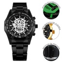 RELOJ CALAVERA  NEGRO