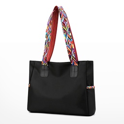 [MMagne2083] BOLSA CON ASAS DE COLORES / NEGRA