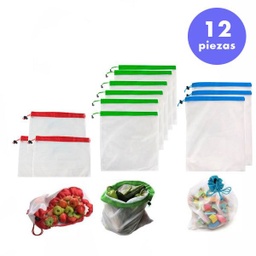 [GEcodo1492] SET DE 12 BOLSAS MULTIUSOS