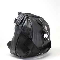 [MBomne2072] MOCHILA CON LLAVERO NEGRO