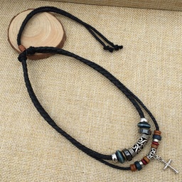 [JCrone9438] COLLAR CRUZ NEGRO