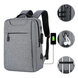 [MAlvgr2096] MOCHILA USB GRIS