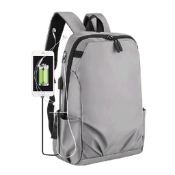 [MNabgr2255] MOCHILA LISA GRIS