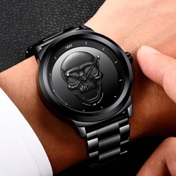 [RMorne03039] RELOJ CALAVERA MORTE - NEGRO