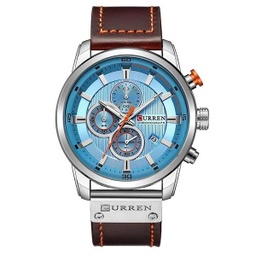 [RRapaz02567] RELOJ CURREN ANÁLOGO AZUL