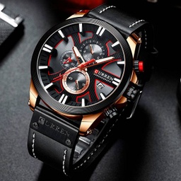 [RSoune3342] RELOJ CURREN ANÁLOGO NEGRO